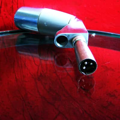 Vintage 1960's Electro-Voice 641 Omnidirectional Dynamic Microphone Hi Z harp w Switchcraft XLR cable adapter 638 636 630 image 15