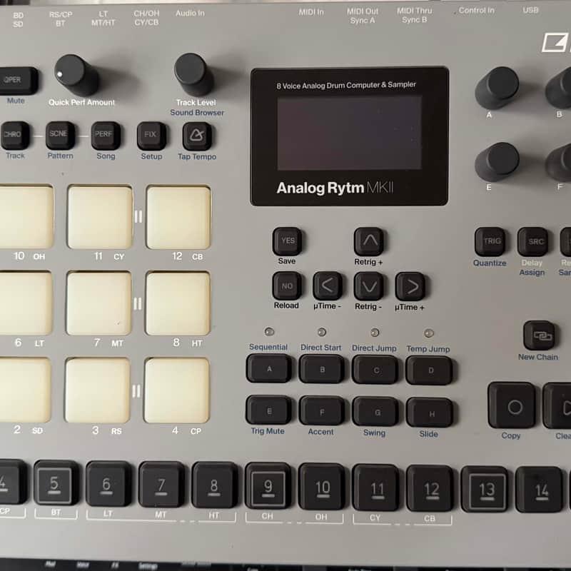 2010s Elektron Analog Rytm MkII Gray