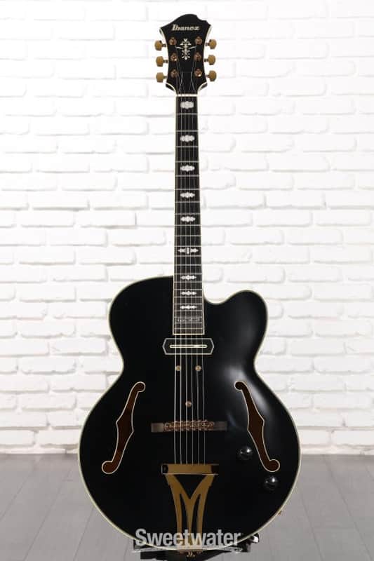 Ibanez PM3C Pat Metheny Signature Hollowbody Electric Guitar - Black Low Gloss (PM3CBKLGd1) image 1