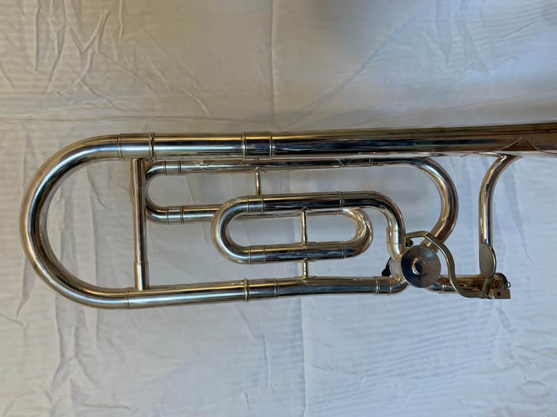 King 2103 3B Trombone with F-attachment, Silver-plated | Reverb