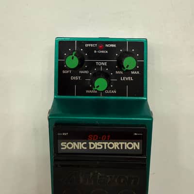 Maxon SD-01 Sonic Distortion Vintage Guitar Effect Pedal MIJ Japan image 2
