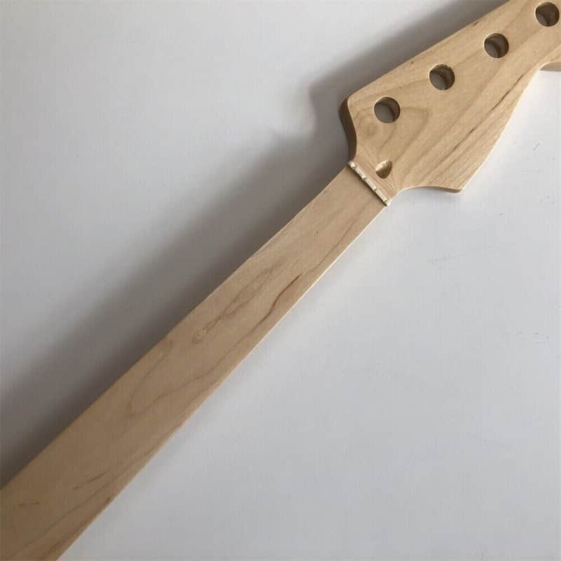 Fretless 4 String Jazz Bass Style Maple Neck, Fretless Fingerboard Fretboard image 1
