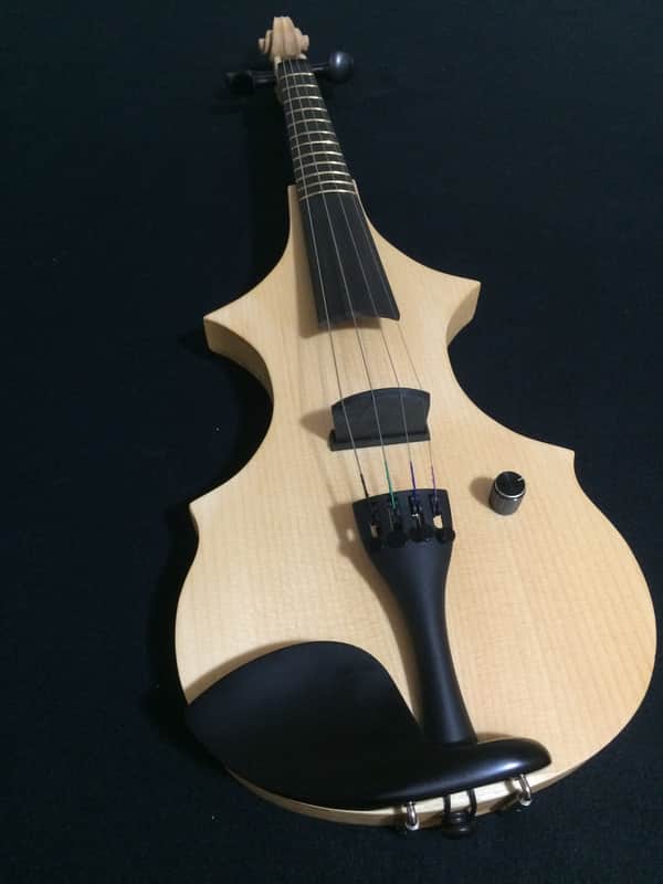leigh violin. 4/4 handmade electric with frets image 1