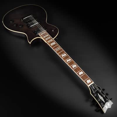 2013 ESP E-II Eclipse FM - STBLK See Thru Black | Japan Flamed Top Singlecut EMG Hot 70 Pickups 24 Extra Jumbo Frets 3.75kg | OHSC image 7