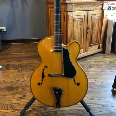 Danche Guitars DZ 57 Archtop Jazz Guitar 2014 Transparent Natural image 3