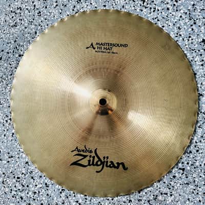 Zildjian 14" A Series Mastersound Hi-Hat Cymbals (Pair) 1998 - 2012 - Traditional image 4
