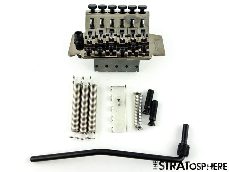 Ibanez JEMJR Steve Vai Locking Tremolo BRIDGE & ARM Guitar Cosmo Black 6 Saddle! image 1