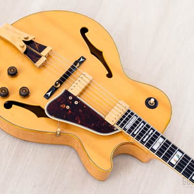 1980 Ibanez George Benson Signature GB10 Archtop Electric Guitar Natural Near-Mint, Japan Fujigen image 11