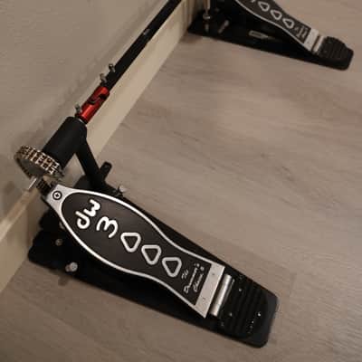DW 3000 Series Double Bass Drum Pedal (DWCP3002), Dual Chain Turbo Drive, Excellent Condition image 3