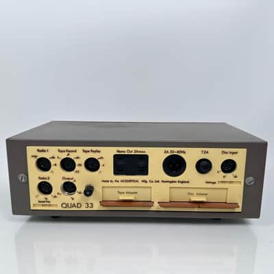 Quad 33 Preamplifier Vintage Classic British Hi-Fi Control Unit image 2