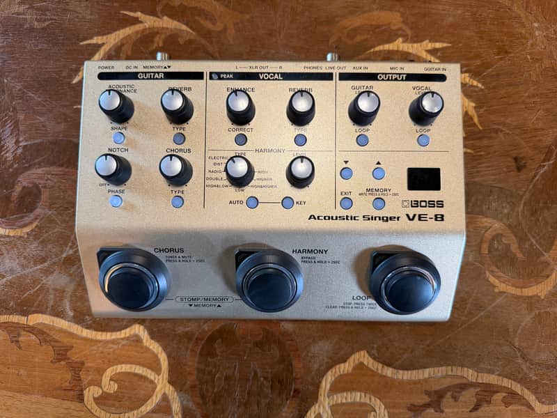 Boss VE-8 Acoustic Singer Pre-Amp image 1