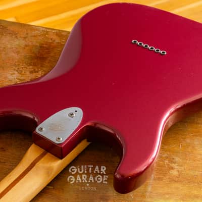 1981 Fender USA Stratocaster Hardtail Burgundy Mist refin - original pickups - original hardcase image 14