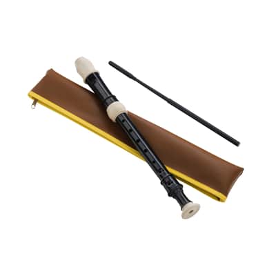 ZAZA- High-Quality Soprano Recorder with Zipper Bag, Cleaning Rod, and Grease. Features GR fingering image 1
