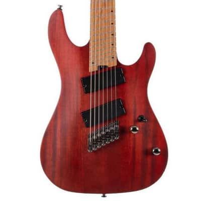 Cort KX307MS 7-String Multi-Scale (25.5†– 27â€) - Open Pore Mahogany image 16