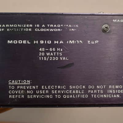 Eventide H910 Harmonizer 1970s - Black image 3
