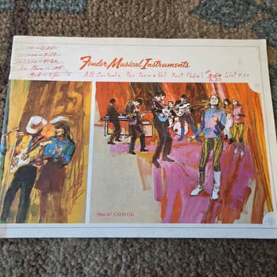 Vintage 1966-1967 Fender Musical Instruments Full-Line Catalog! Rare, Original Case Candy, Paperwork! image 1