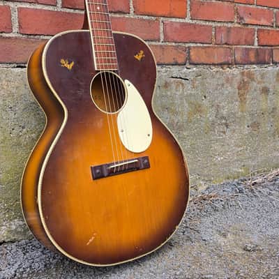 1959 Kay K6116 - Gleaming Auditorium Model - Acoustic Guitar - Sunburst image 2