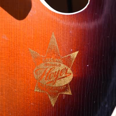 Arnold Hoyer PERLOID + Pickup – 1956 German Vintage Archtop Jazz Guitar / Gitarre image 15