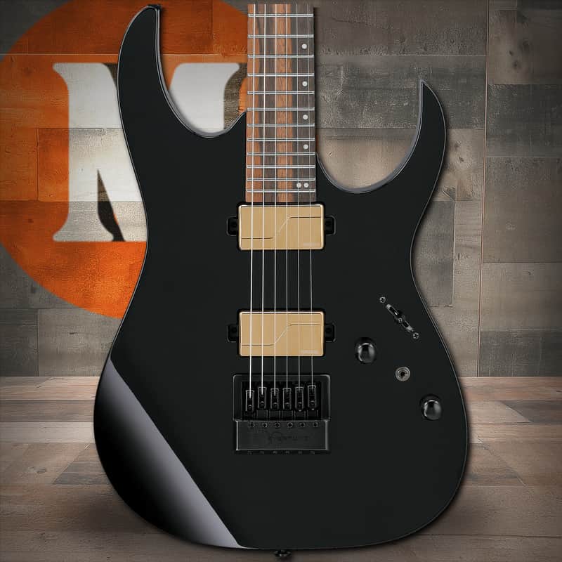 Ibanez RG Axe Design Lab 6 String Electric Guitar - Black (RGR52ETBK) image 1