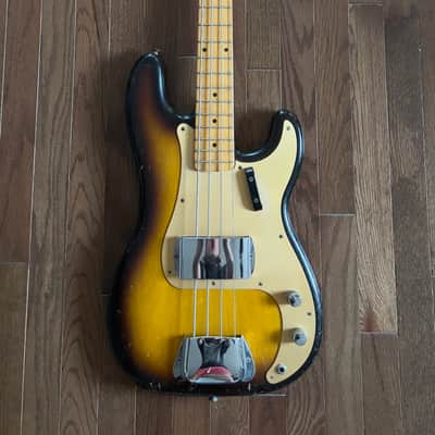 1957 Fender Precision Bass Sunburst P-bass image 1