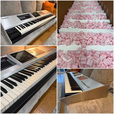 Roland Fantom-G8 88-Key Workstation Keyboard 2008 - 2012 - Silver image 2