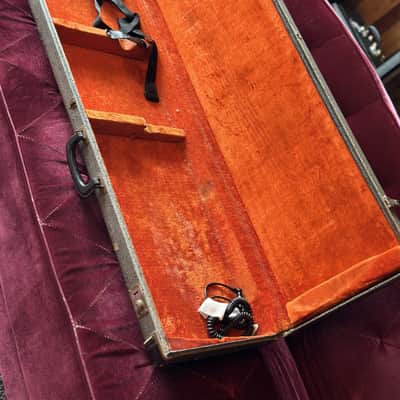 1965 Fender Mustang Rosewood Fretboard w/ Original Case - Dakota Red image 19