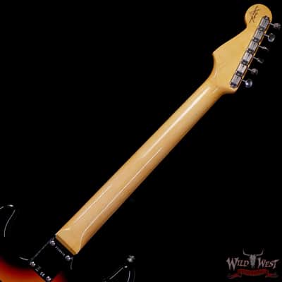 Fender Custom Shop Vintage Custom '59 1959 Hardtail Stratocaster  Time Capsule Package TCP Chocolate 3-Color Sunburst 6.90 lbs image 5