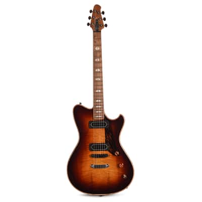 Powers Electric A-Type Select Flame Maple Desert Dawn w/PF42 Pickups (Serial #B128) image 4