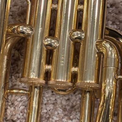 Yamaha YEP-201 Standard Euphonium 2010s - Lacquered Brass image 3