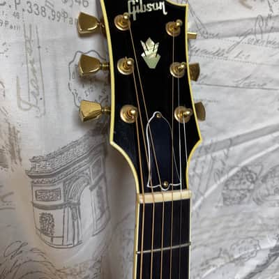 2010 Gibson Super Dove Vintage Sunburst Original Hard Shell Case Built In Electronics image 2