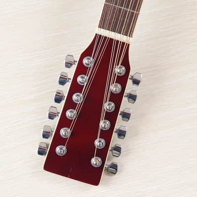 Custom 12 String Acoustic Electric Guitar, Spruce Sapele Body, Mahogany Neck image 9