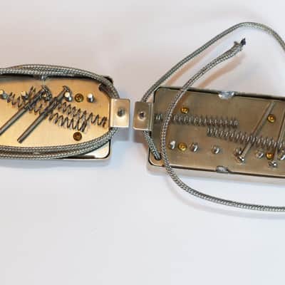 JM Jim Rolph humbuckers ’58 pretenders antique chrome set 7.6k 8.3k image 3