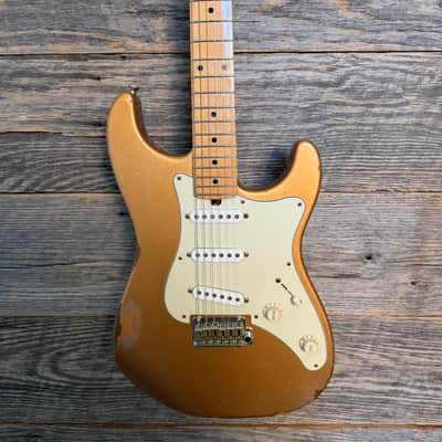Friedman Vintage S Aged Guitar - Gold Metallic (Medium Aging) image 1