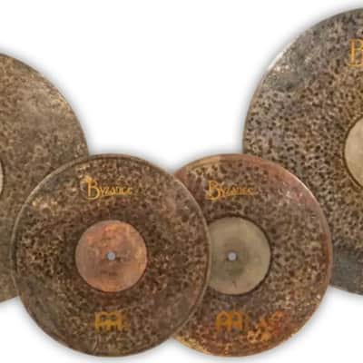 Meinl Byzance Extra Dry Complete Cymbal Pack w/ 14" Extra Dry Medium Hi-Hats, 18" Extra Dry Thin Crash & 22" Extra Dry Medium Ride Cymbals image 2