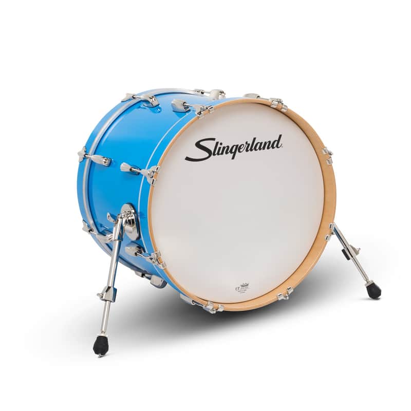 Slingerland Studio King Bass Drum, 14x18", Lunar Blue Lacquer image 1