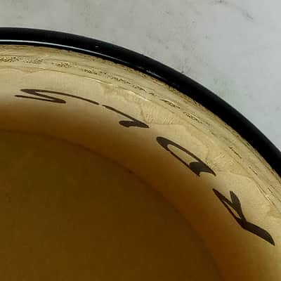 Vintage Bongo Drums 6"x7",8" Black Hardware Pig-Skin Heads Latin Percussion Set image 9