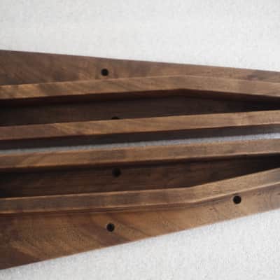 Roland Juno-106 Wooden Side Panels | Handmade American Walnut Replacement | Vintage Analog Synth image 1