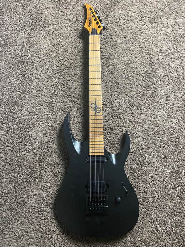 Solar Guitars AB1.6 Artist LTD 2020 Black Open Pore Satin Black image 1