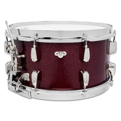 Slingerland Radio King Solid Maple Snare Drum 14x7 Maroon Glass image 3