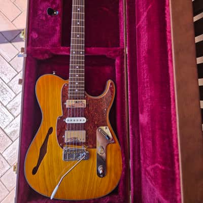 Fret King Country Squire Semitone Deluxe Thinline wHSC Natural HSH Blend Control image 2