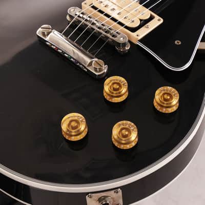 Gibson Custom Shop Les Paul Custom Made 2 Measure Ebony with Double Classic White Pickups 2024 image 11