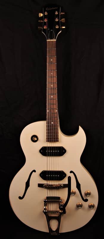 Epiphone ES 125 George Thorogood 2022 soft aged / aged white image 1