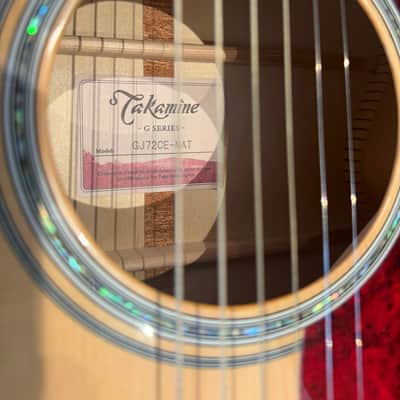Takamine GJ72CE NAT G70 Series Jumbo Cutaway Acoustic/Electric Guitar 2010s - Natural Gloss imagen 5