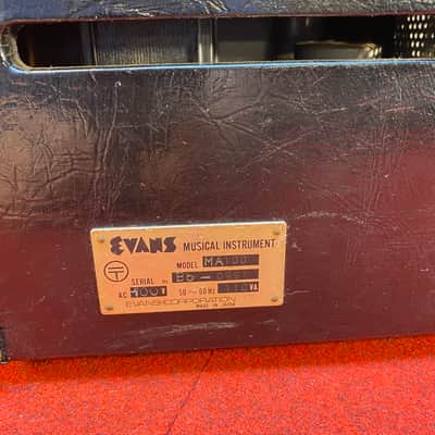 1976-Evans MA-100 Deluxe Vocal Mixer with large reverb tank image 15