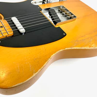 Fender Telecaster 53 Heavy Relic Paul Waller Masterbuilt 2024 Custom Shop Butterscotch Blonde image 13