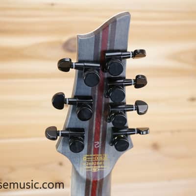 Schecter C-7 SLS Elite Evil Twin Multiscale - Satin Black image 15