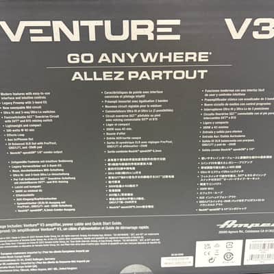 Ampeg Venture V3 300-Watt Bass Amp Head 2023 Customer Returned Product, Original packaging! image 12