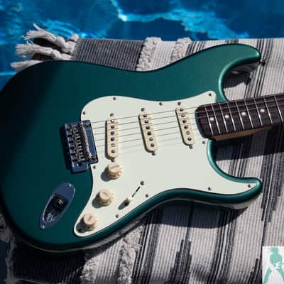 2017 Fender MIJ Hybrid '60s Stratocaster - Sherwood Green Metallic - USA Vintage PU's - Pro Set Up w Perfect Frets/Action/Intonation ST-62 MIJ image 7