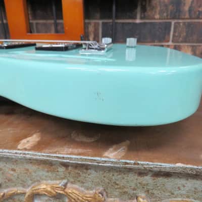 Xaviere XV650 Semi Hollow Thinline Tele Style Electric Guitar - Surf Green image 18