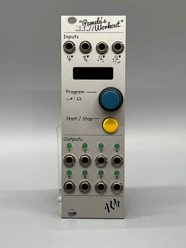 ALM/Busy Circuits ALM017 Pamela's NEW Workout Master Clock & Modulator Eurorack Synth Module 2017 - Present - Silver